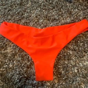 Red bikini bottom from kulani kinis